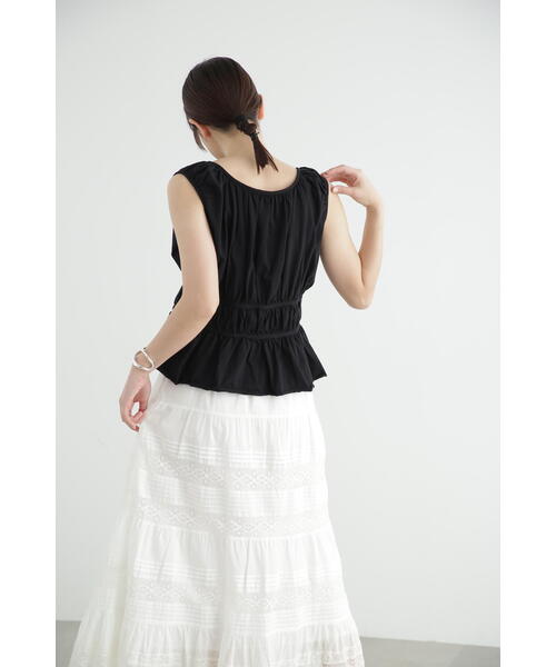 「JILL STUART」 ノースリーブトップス FREE ホワイト レディース_画像5