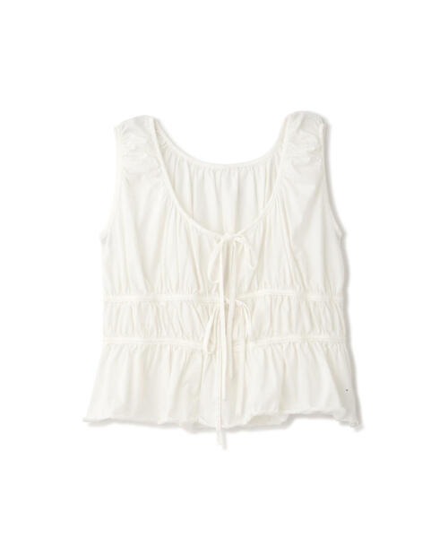 「JILL STUART」 ノースリーブトップス FREE ホワイト レディース_画像7