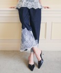 ワイドパンツ ジーンズ デニム デニムパンツ ...の詳細画像1