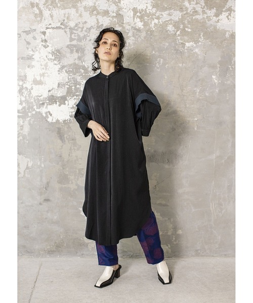 「OSMOSIS」 「loaf」長袖ワンピース ONE SIZE アイボリー レディース_画像2