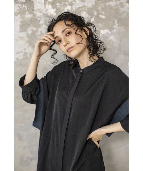 「OSMOSIS」 「loaf」長袖ワンピース ONE SIZE アイボリー レディース_画像6