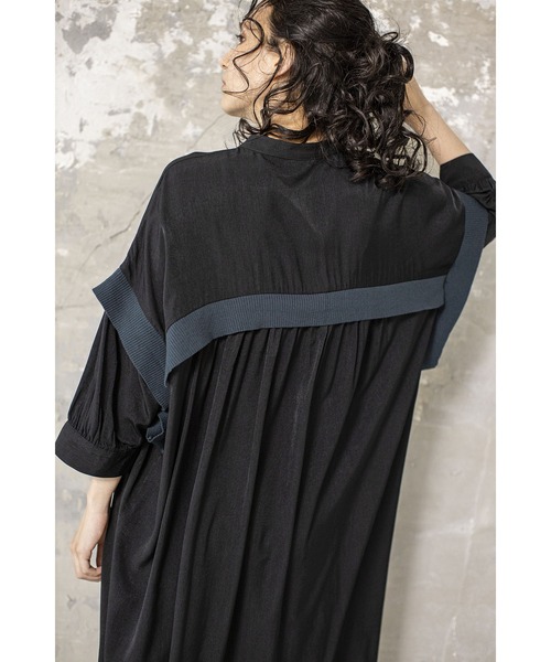 「OSMOSIS」 「loaf」長袖ワンピース ONE SIZE アイボリー レディース_画像8