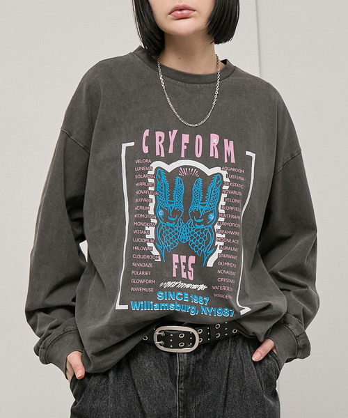 tシャツ 「Alfred Alex」Vintage Rock Graphic L/S Tee / ヴィンテージ