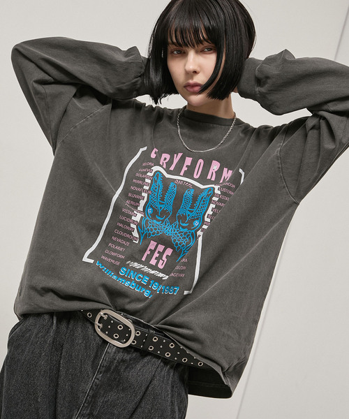 tシャツ 「Alfred Alex」Vintage Rock Graphic L/S Tee / ヴィンテージ