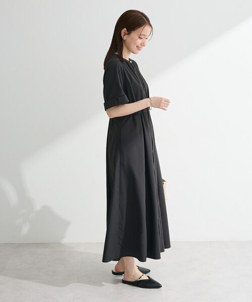 「Green Parks」 シャツワンピース FREE ブルー レディース_画像5