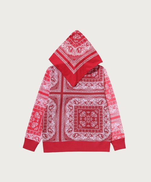 A BATHING APE　ア ベイシング エイプ (R) A BATHING APE（アベイシングエイプ） パーカー PAISLEY PATTERN SHARK