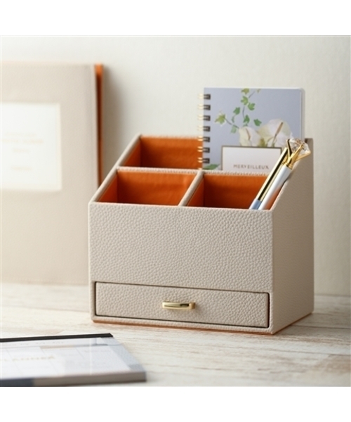 Francfranc（フランフラン） 文房具 プリーレ ペンスタンド アイボリー