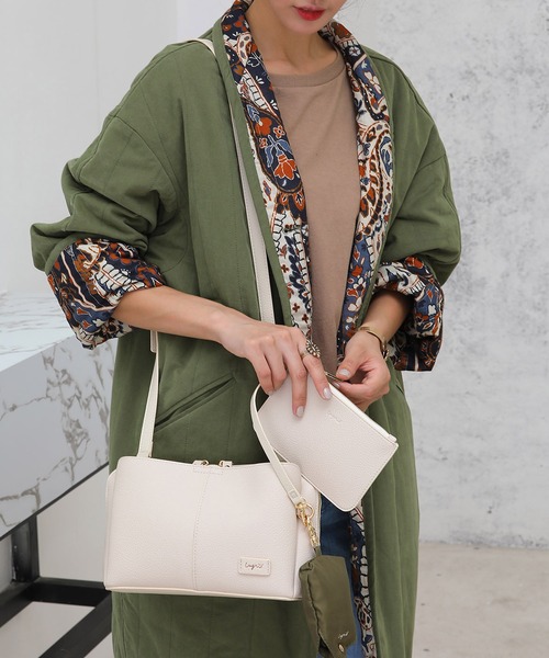 ショルダーバッグ バッグ Ungrid アングリッド 両アオリポケット ショルダーバッグ エコバッグ付き Zozotown Paypayモール店 通販 Paypayモール