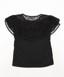 「Maunaloa」レースフリルトップス レディース Maunaloa（ファッション） 「Maunaloa」レースフリルトップス