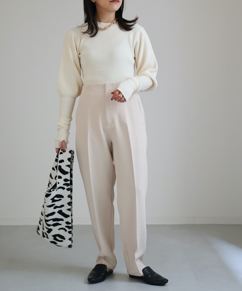 ap retro パンツ タックテーパードパンツ レディース : ZOZOTOWN Yahoo