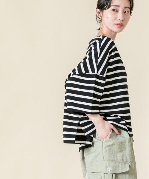 Gready Brilliant tシャツ Tシャツ 綿BDボート7分袖