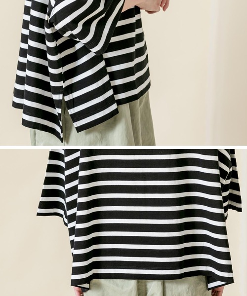 Gready Brilliant tシャツ Tシャツ 綿BDボート7分袖