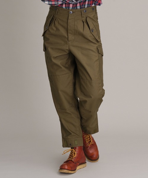 限定品 JOHNBULL カーゴパンツ Sewing Chop O'alls Johnbull カーゴパンツ 「Sewing Chop O'alls」SWEDISH ARMY