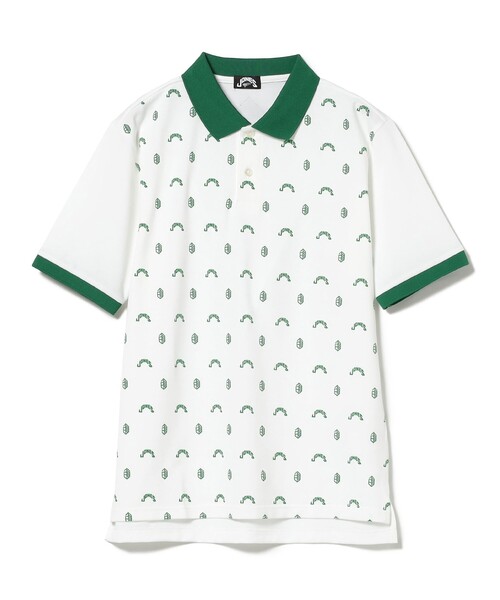 BEAMS GOLF 総柄総ロゴポロシャツ JONES Sports ポロシャツ × BEAMS GOLF / 別注 フロント総柄