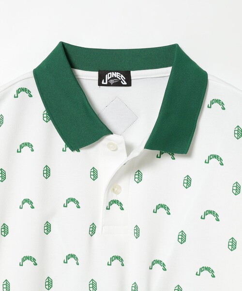 JONES Sports ポロシャツ × BEAMS GOLF / 別注 フロント総柄