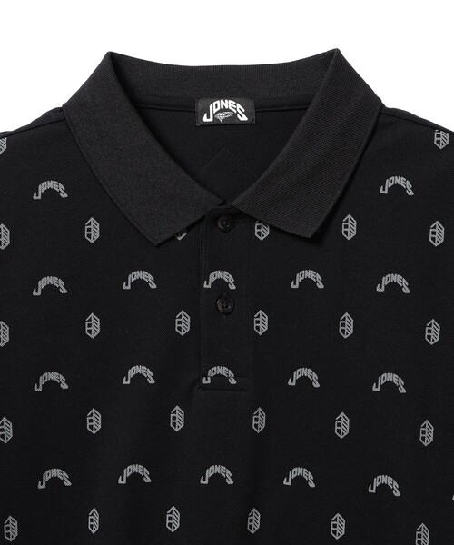 JONES Sports ポロシャツ × BEAMS GOLF / 別注 フロント総柄