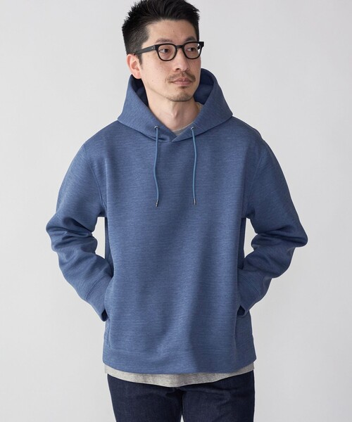 SHIPS（シップス） パーカー SHIPS: ハイゲージ ミラノリブ ポンチ