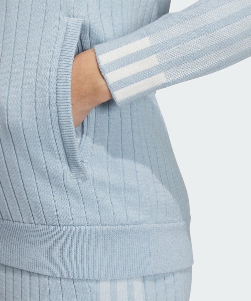 adidas（アディダス） ニット セーター スリーストライプス 防風 長袖