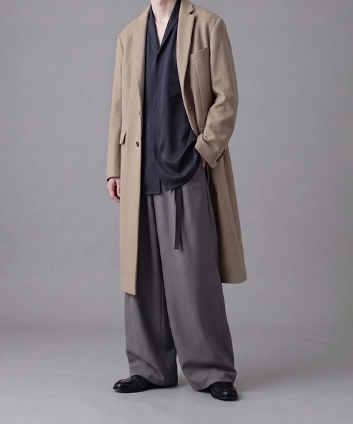 や*ん様 OVERCOATチェスターコート ロングチェスターコート「SHANKS TOKYO(シャンクス トーキョー