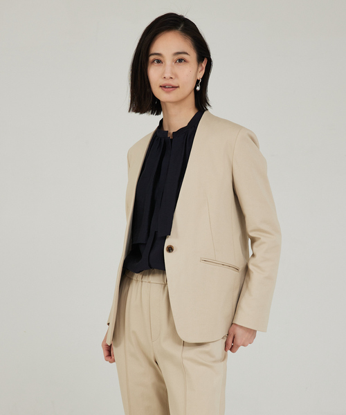 qualite ジャケット テーラードジャケット 「セットアップ対応