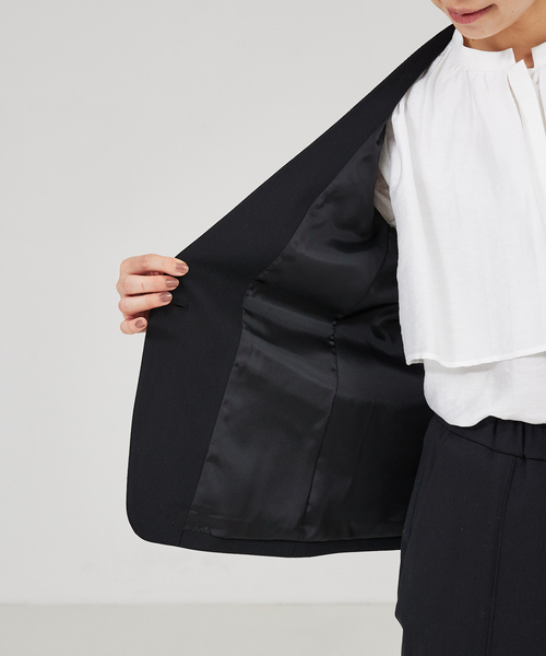 【美品】qualiteカリテ★ストレッチシャンブレージャケット&パンツ★ブラック Stretch Jacket(S 07:Black): ALL｜jackman日本公式サイト