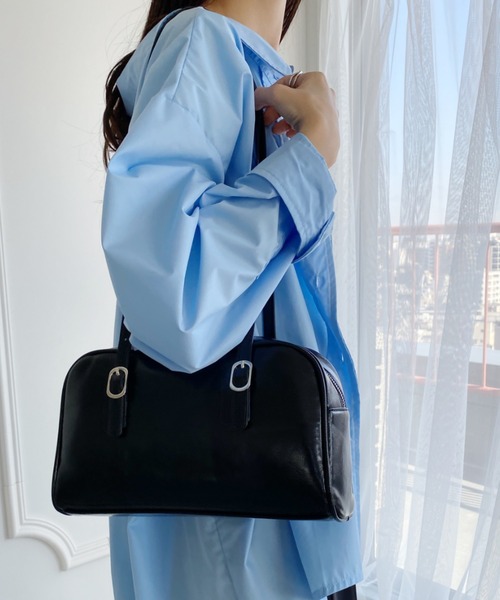 ボストンバッグ PU素材 ミニボストンバッグ レディース : ZOZOTOWN