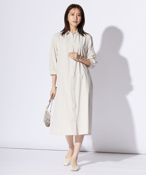 J.PRESS 長袖ロングワンピースT15