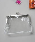 ポーチ クリア がま口 ミニ ポーチ レディー...の詳細画像1