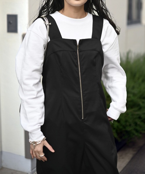 Marient サロペット オーバーオール センタージップツイルサロペット