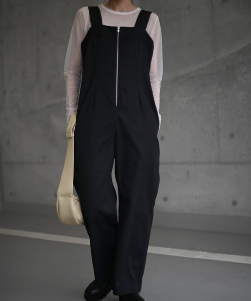 Marient サロペット オーバーオール センタージップツイルサロペット