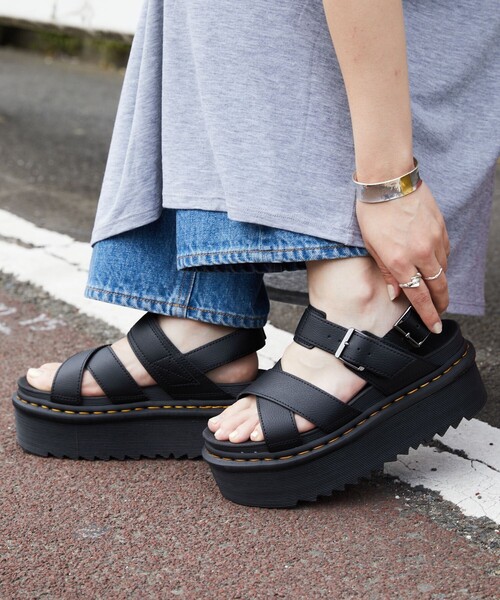 サンダル Dr.Martens/ドクターマーチン Voss II Quad/プラットフォーム 