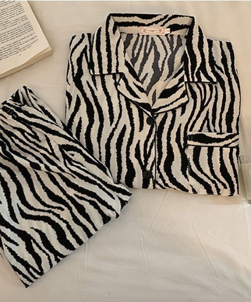 パジャマ ルームウェア RETRO MULTI DESIGN ROOM WEAR レディース