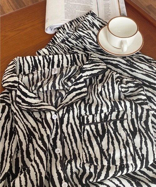 パジャマ ルームウェア RETRO MULTI DESIGN ROOM WEAR レディース