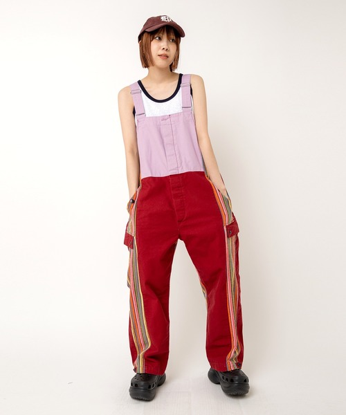 RNA（アールエヌエー） サロペット オーバーオール O0724 エスニック