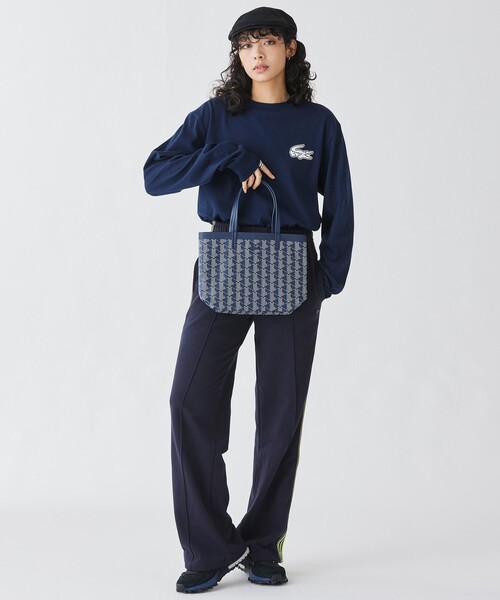 LACOSTE トートバッグ ゼリィ コーテッドキャンバスモノグラム