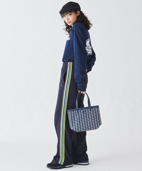 LACOSTE トートバッグ ゼリィ コーテッドキャンバスモノグラム