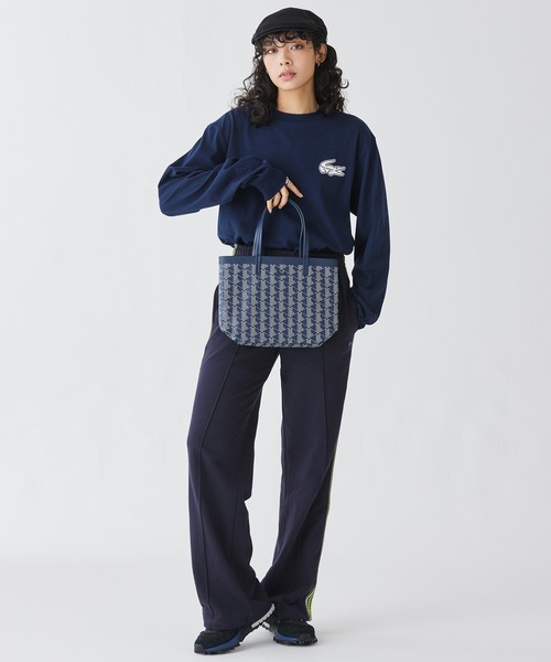 【国内発送】コーテッドキャンバス モノグラム スモールトート LACOSTE｜ゼリィ コーテッドキャンバスモノグラムスモールトート
