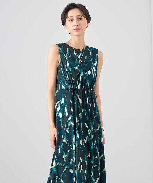 ANAYI 未使用 アートプリントドロストワンピース 38 ANAYI ワンピース アートプリントドロスト : ZOZOTOWN Yahoo!店