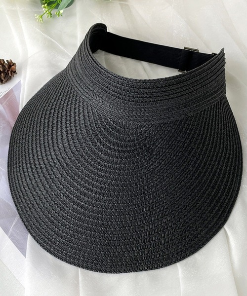 DAY CLOSET サンバイザー 「UPF50+」レディース 折りたためる麦わら