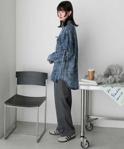 forksy.（フォルクシー） ブラウス シャツ 「forksy.」リボン付き