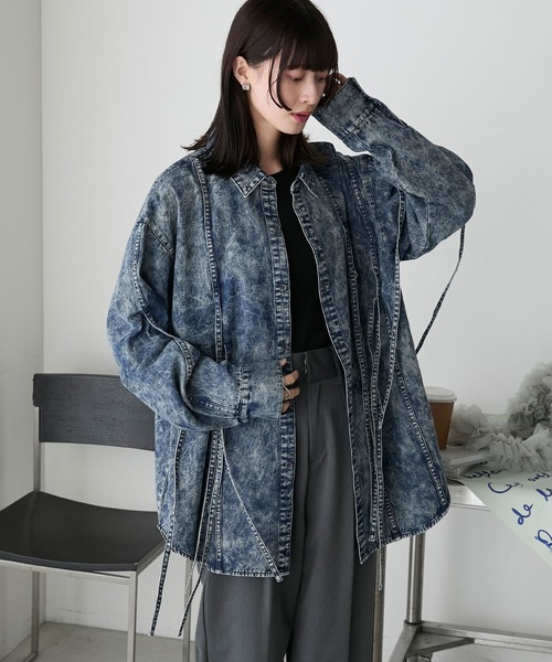 forksy.（フォルクシー） ブラウス シャツ 「forksy.」リボン付き