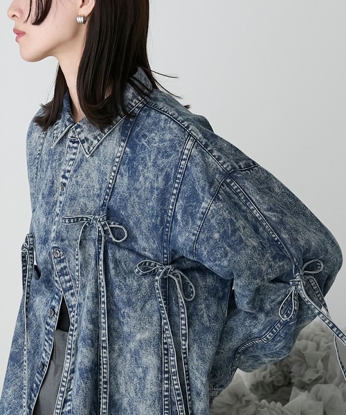 forksy.（フォルクシー） ブラウス シャツ 「forksy.」リボン付き