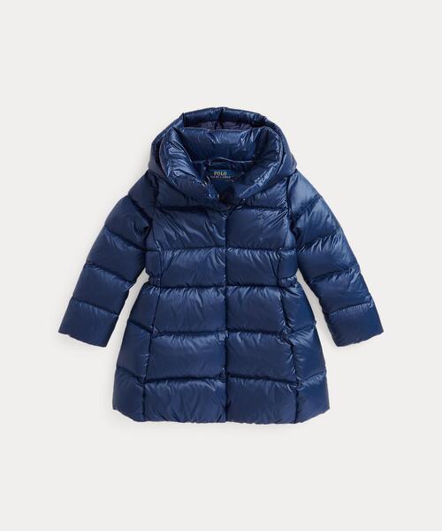 ダウン ダウンジャケット キルテッド ロング ジャケット キッズ 