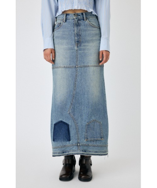 MOUSSY UPSIDE DOWN REMAKEデニムロングスカート　サイズ1 MOUSSY デニムスカート UPSIDE DOWN REMAKE : ZOZOTOWN Yahoo!店
