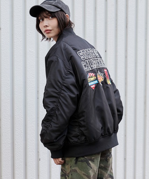 WEGO ma1 ma-1 WEGO/パテッドワッペンMA-1 メンズ レディース
