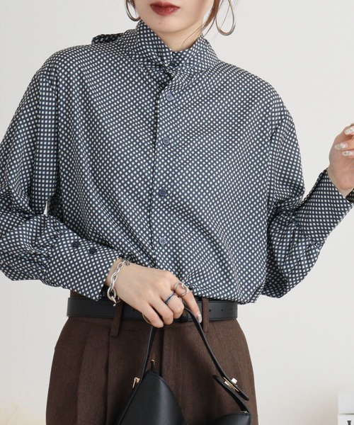 ブラウス シャツ A.N.L ２ＷＡＹボウタイブラウス レディース ブラウス シャツ A.N.L 2WAYボウタイブラウス レディース