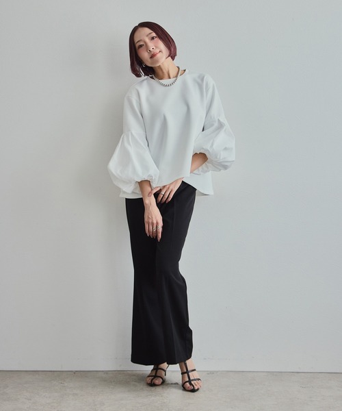 LHELBIE（レルビエ） バルーンスリーブプルオーバー レディース 