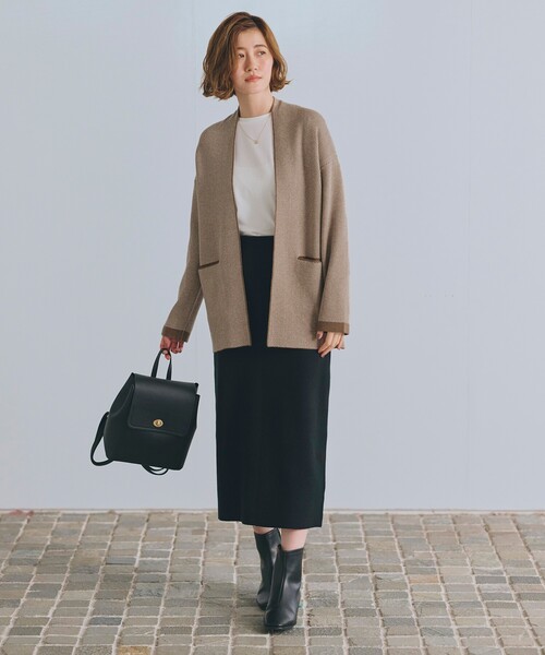 美品　ヨウジヤマモト　ヘリンボーンカーディガン Yohji Yamamoto POUR HOMME 糸ふらしロングニットカーディガン - Ka na