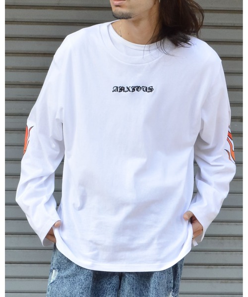 spiritoso（スピリトーゾ） tシャツ 「spiritoso」ファイヤー袖