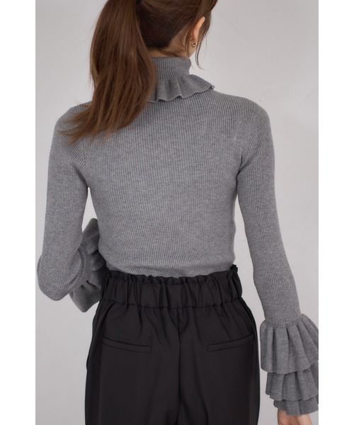 &. NOSTALGIA（ノスタルジア） ニット セーター 「ZOZO限定」フリル